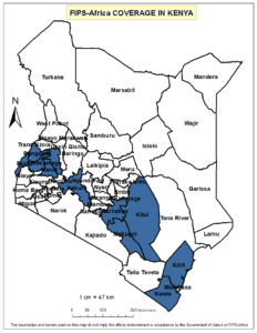 Map: FIPS in Kenya